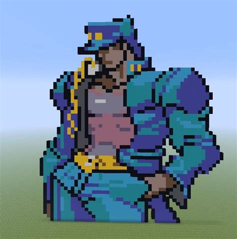 Jotaro Kujo MC Pixel Art