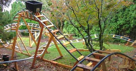 Grandpa Builds Incredible Backyard Roller Coasters For His Grandchildren