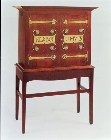 The Kelmscott Chaucer Cabinet Designed By C F A Voysey And