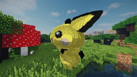 Minecraft Pichu Build Schematic By Inostupid On Deviantart