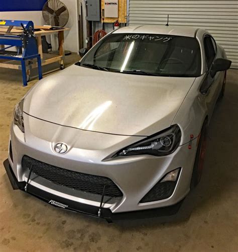 2013 2016 Scion Frs Front Splitter Fangs Fspe