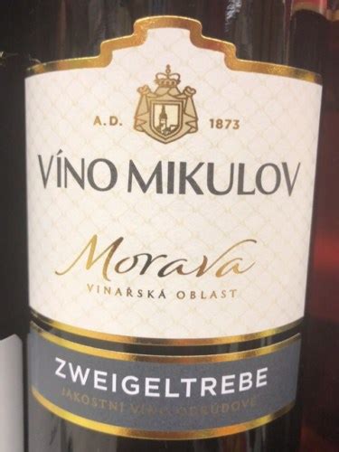 2018 Víno Mikulov Zweigeltrebe Vivino