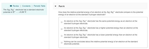 Solved How does the relative potential energy of an electron | Chegg.com 
