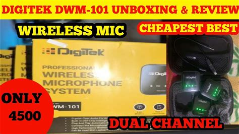 Digitek Dwm Unboxing Review Digitek Dwm Budget Dual Wireless