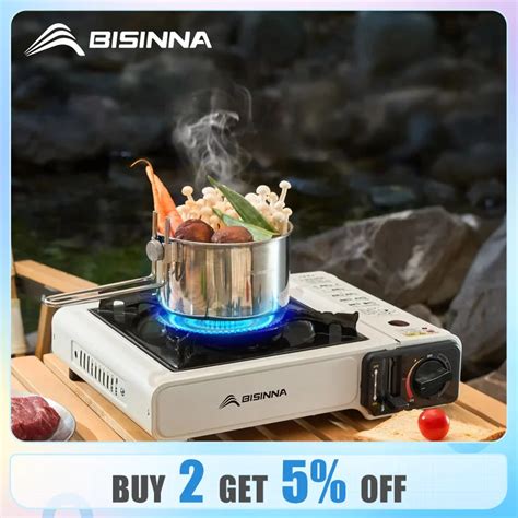 Bisinna Picnic Stove Portable Camping Stove Burning Like A Home Gas