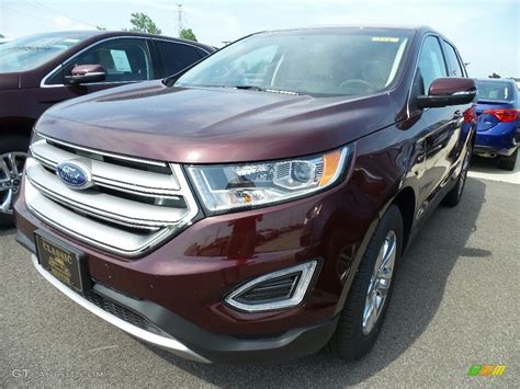 Burgundy Velvet Ford Edge Sel Awd Photo Gtcarlot