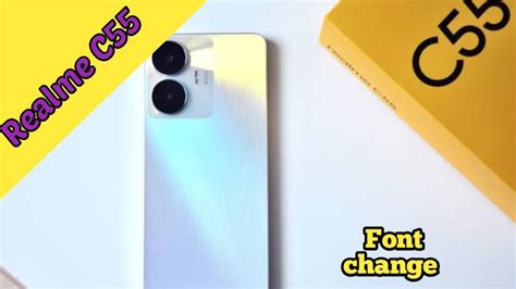 Font Setting In Realme C55 Font Size Change In Realme C55 How To