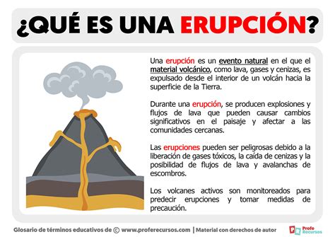 Qué Es Una Erupción Definición De Erupción