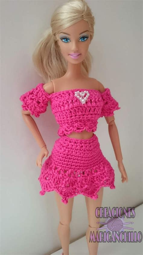 Falda Para Barbie A Crochet Gran Venta Off