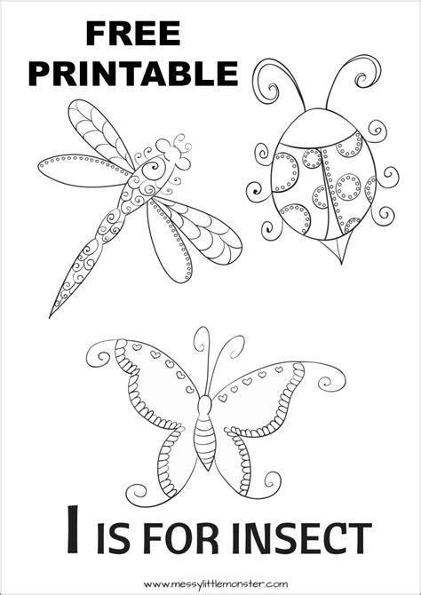 Insect Coloring Pages - ColoringBay