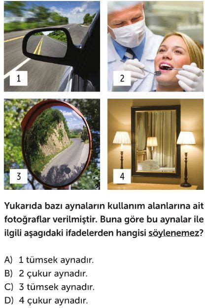 Aynalar Test Z S N F Fen Bilimleri Testleri Yeni Nesil