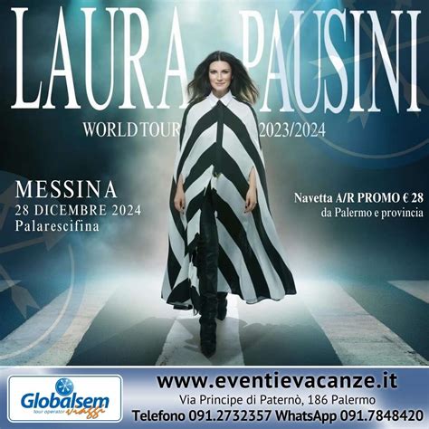 Pullman Per Il CONCERTO A MESSINA Di LAURA PAUSINI Il 28 Dicembre 2024