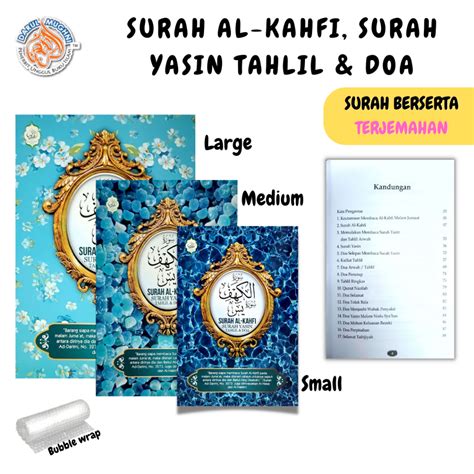 Yasin SURAH AL KAHFI SURAH YASIN TAHLIL DAN DOA Buku Doa Surah Yassin