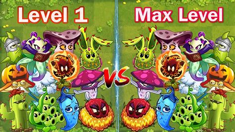 Pvz 2 Challenge All New Premium Plants In Plants Vs Zombies 2 Level 1 Vs Max Level 46