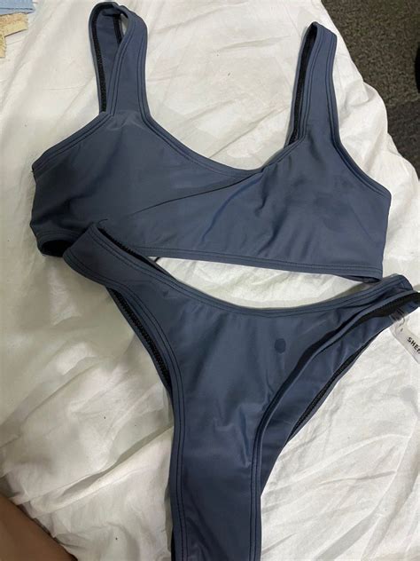 Blue Two Piece Bikini Women S Fashion Swimwear Bikinis Swimsuits On Carousell