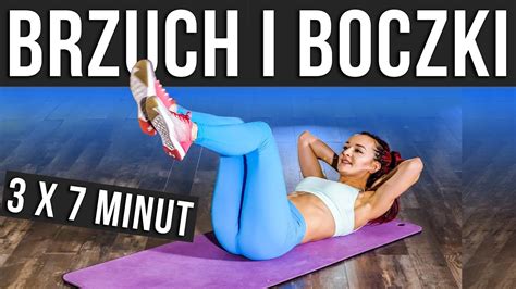 Trening Na Brzuch I Boczki Domowy Trening Na P Aski Brzuch Youtube