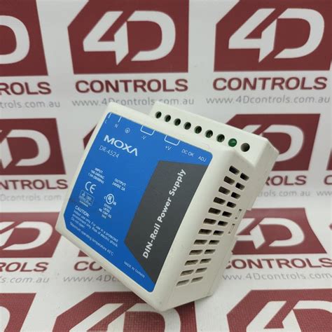 DR-4524 | Moxa | Power Supply, Din Rail, Input: 100-240VAC