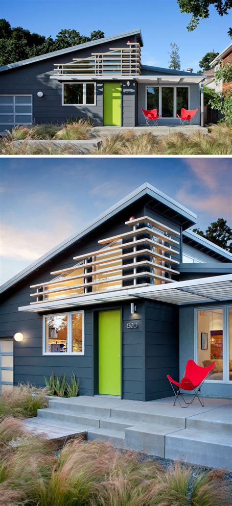 7 Examples Of Colorful Doors That Brighten Up These Modern Homes ...