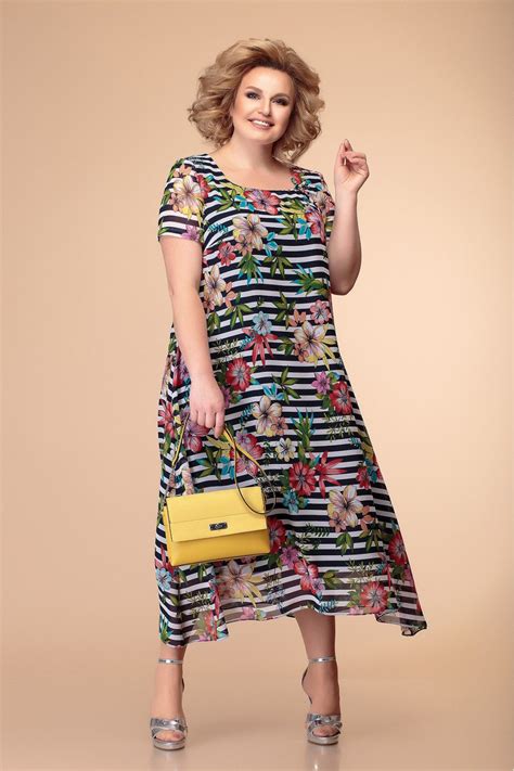 Длинные платья для полных женщин картинки