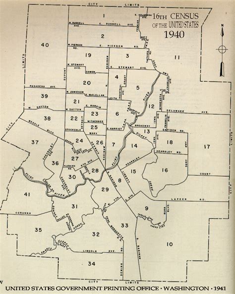 1940 Census Tract Maps