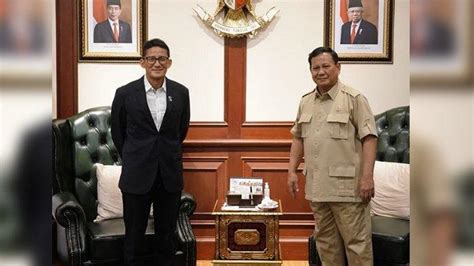 Sandiaga Uno Bertemu Menhan Prabowo, Apa yang Dibicarakan? Sandi Ungkap ...