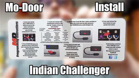 Putting A Mo Door Garage Door Opener On My Indian Challenger Youtube