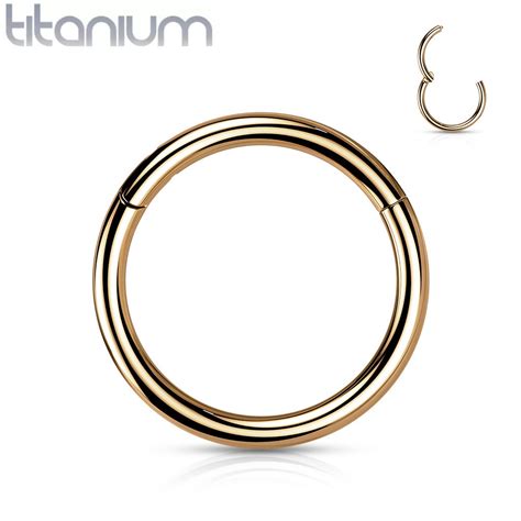 Кольцо кликер из титана Spikes RHT4-2010-RD серьга для пирсинга септума ...