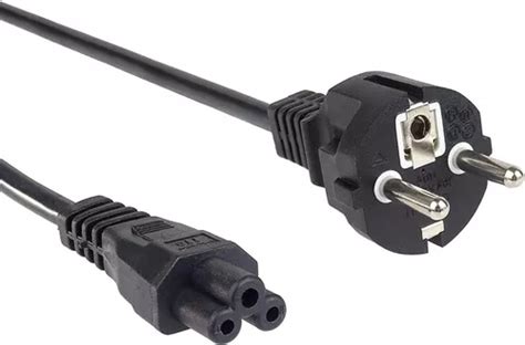 Cable Poder Schuko C5 Trebol Hd2vv f 1mt Cuotas sin interés