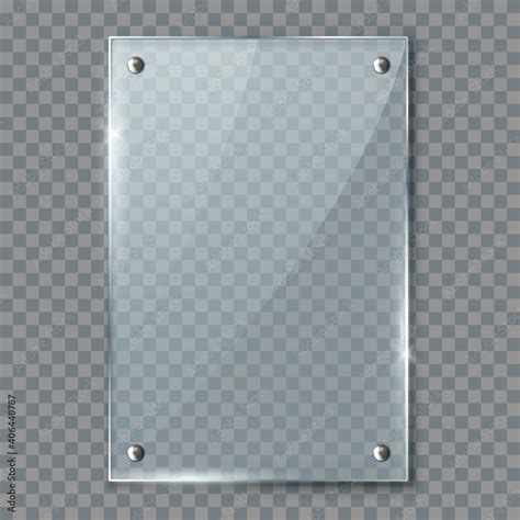 Acrylic Glass Frame Plastic For Poster Royalty Free Vector, 51% OFF