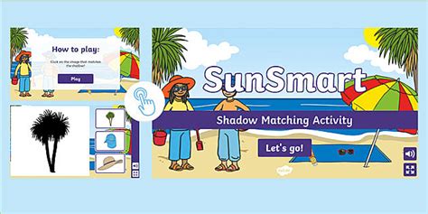 Free Sunsmart Interactive Shadow Match Professor Feito