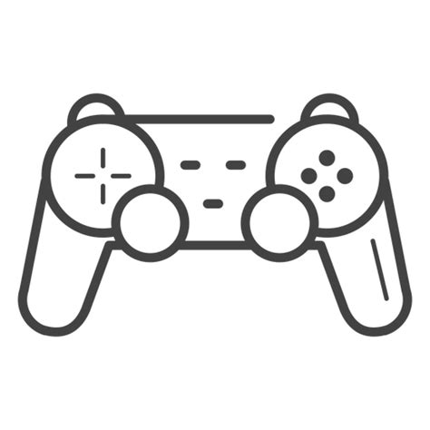 Diseño Png Y Svg De Icono De Trazo De Gamepad Para Camisetas