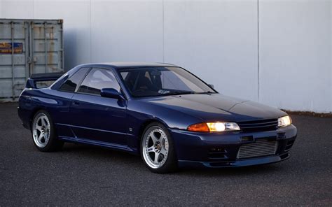 Nissan Skyline R32 GT R Blue Godzilla De L Essence Dans Mes Veines