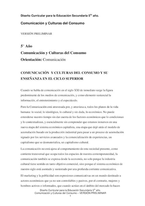 Pdf 5 Comunicación Y Culturas Del Consumo 05nov09 Corregido · Diseño