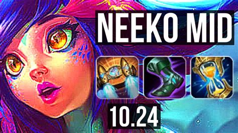 Neeko Vs Corki Mid 10 1 6 6 Solo Kills 500 Games Godlike Kr