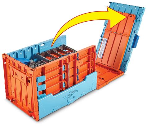 Hot Wheels Track Builder System Race Crate Square Imports