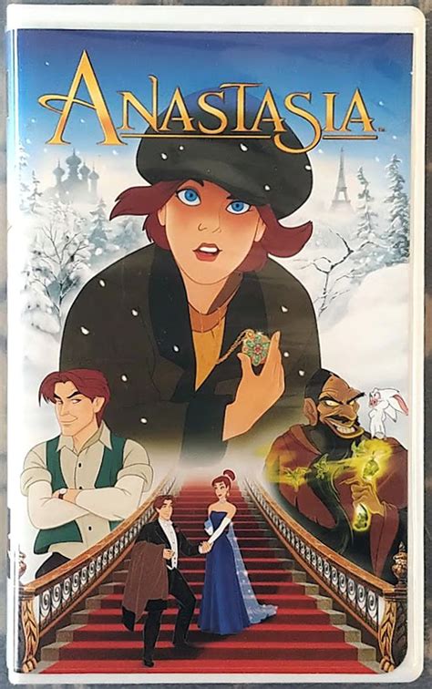 Anastasia 1997 Vhs Hard White Clamshell Case Animated Musical