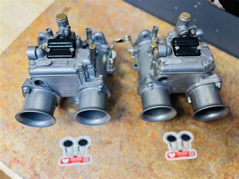 Dellorto Twin 45 Dhla Pair Refurbished X2 Weber Carburettor By Jd