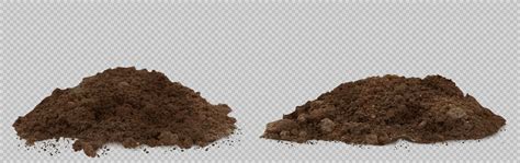 Soil pile, dirt, mud or compost mound 16962722 Vector Art at Vecteezy