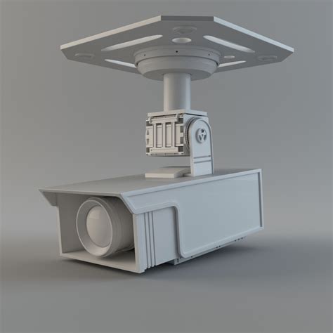 cctv camera   model obj cd freed
