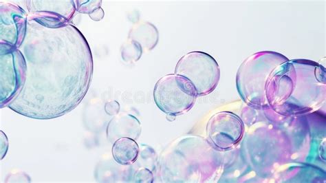 Iridescent Soap Bubbles Stock Illustration Illustration Of Artistic