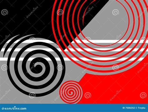 Abstract Design Black-grey-red. Stock Vector - Illustration of ...