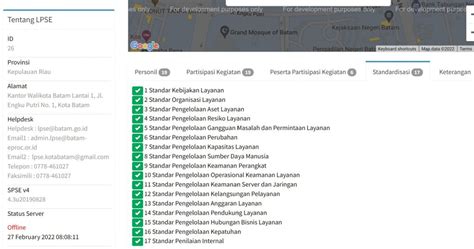 Standar Lpse Lkpp Bagian Pengadaan Barang Dan Jasa