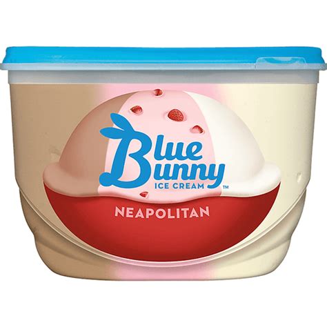 Blue Bunny Neapolitan Frozen Dairy Dessert 48 Fl Oz Ice Cream