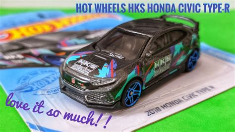 Eps 281 Hot Wheels 2018 HONDA CIVIC TYPE R HKS Keren Banget Ini