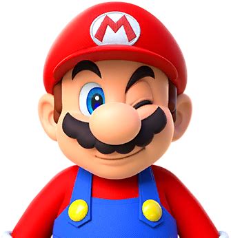 File SMR Mario Winking Png Super Mario Wiki The Mario Encyclopedia