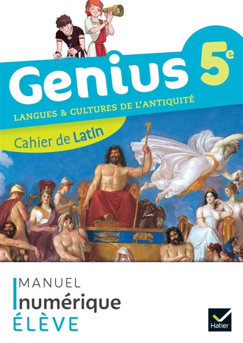 Genius Latin 5e Ed 2022 Manuel numérique élève Editions Hatier