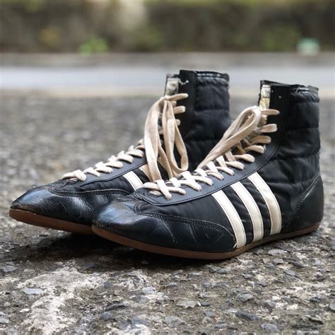 Vintage Adidas Hercules Wrestling Shoes Made In Taiwan Size