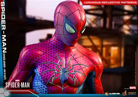 Hot Toys Vgm Marvel S Spider Man Th Scale Spider Man Spider Armor Mk Iv Suit