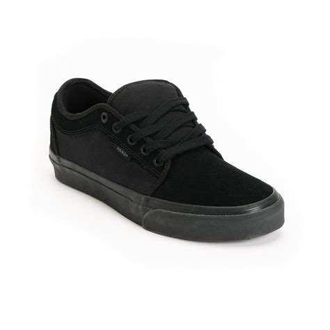 Vans Chukka Low All Black Skate Shoes Zumiez All Black Shoes Vans