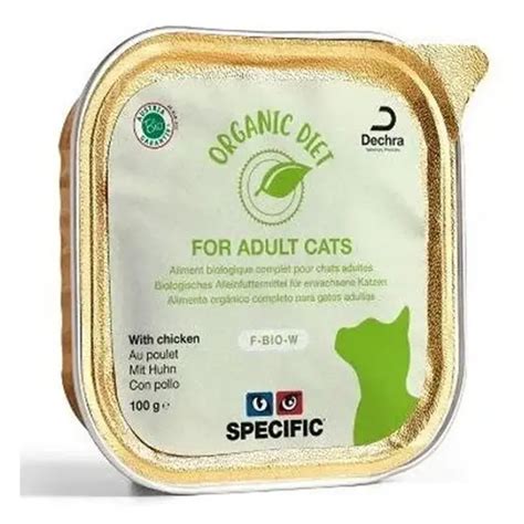 SPECIFIC Organic Diet For Adult Cats F BIO W Comida Húmeda Para Gatos